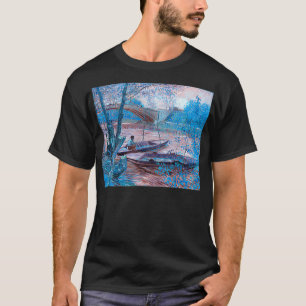 Vincent van Gogh Vist in het voorjaar de beroemde T-shirt