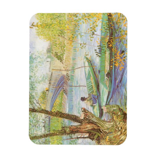 Vincent van Gogh Vist in het voorjaar, Pont de Cli Magneet (Verticaal)