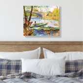 Vincent van Gogh Vist in Spring Fine Art Canvas Afdruk (Insitu (Slaapkamer))
