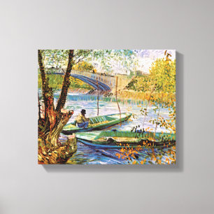 Vincent van Gogh Vist in Spring Fine Art Canvas Afdruk