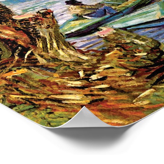 Vincent van Gogh Vist in Spring Fine Art Poster (Hoek)