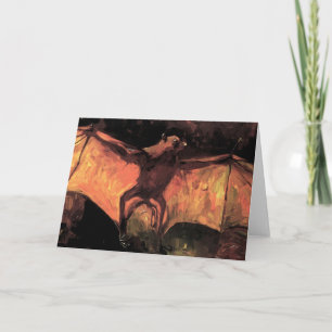 Vincent Van Gogh - Vliegende vos - Halloween Kunst Kaart