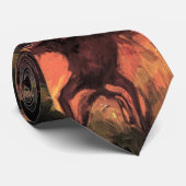 Vincent Van Gogh - Vliegende vos - Halloween Kunst Stropdas (Opgerold)