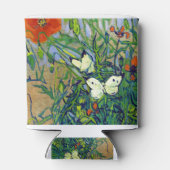 Vincent van Gogh Vlinders en Klaprozen Blikjeskoeler (Achterkant)