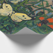 Vincent van Gogh - Vlinders en Klaprozen Cadeaupapier (Hoek)