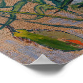 Vincent van Gogh - Vlinders en Klaprozen Poster (Hoek)