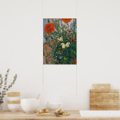 Vincent van Gogh - Vlinders en Klaprozen Poster (Keuken)