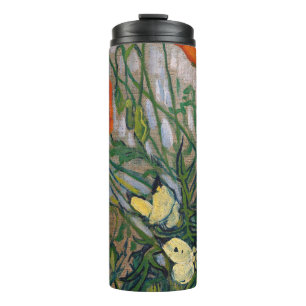 Vincent van Gogh - Vlinders en Klaprozen Thermosbeker