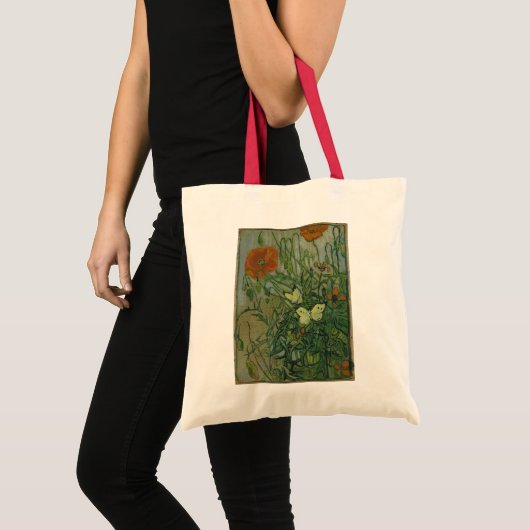 Vincent van Gogh - Vlinders en klaprozen Tote Bag (Voorkant (product))