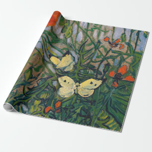 Vincent van Gogh - Vlinders en Papavers Cadeaupapier