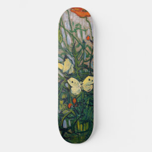 Vincent van Gogh - Vlinders en Papavers Persoonlijk Skateboard