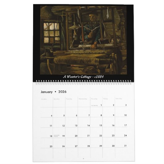 Vincent van Gogh Volume 1 Kalender (Jan 2026)