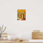 Vincent Van Gogh - Voorhal van het Asiel Poster (Keuken)