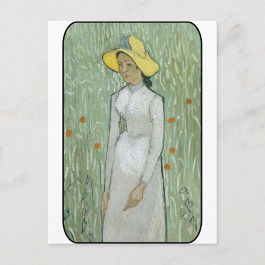 Vincent van Gogh - Vrouw in het veld Briefkaart (Voorkant)