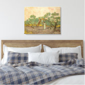 Vincent van Gogh - Vrouwen die olijven plukken Canvas Afdruk (Insitu (Slaapkamer))
