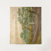 Vincent van Gogh - Vrouwen die olijven plukken Wandkleed (Voorkant)