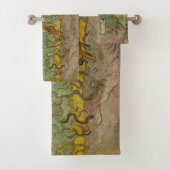 Vincent van Gogh - Vrouwen die Olijven schoppen Bad Handdoek (Insitu)