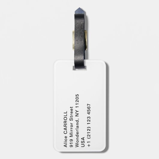 Vincent van Gogh - Vrouwen die Olijven schoppen Bagagelabel (Achterkant verticaal)