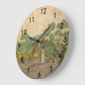 Vincent van Gogh - Vrouwen die Olijven schoppen Grote Klok (Hoek)