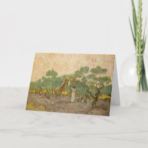 Vincent van Gogh - Vrouwen die Olijven schoppen Kaart
