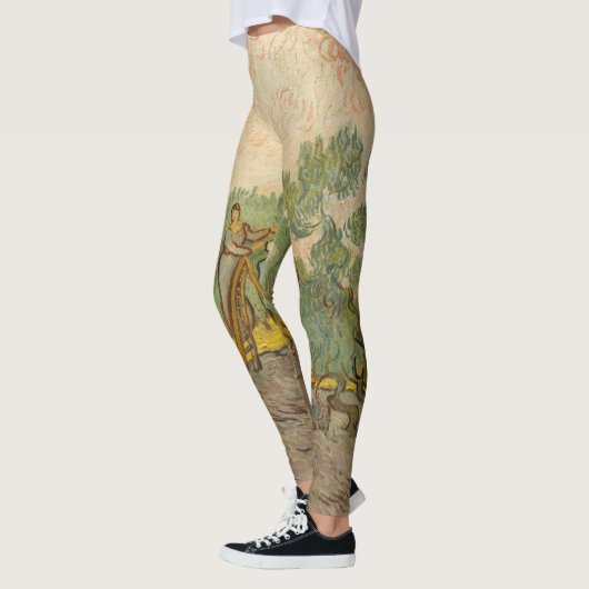 Vincent van Gogh - Vrouwen die Olijven schoppen Leggings (Links)