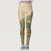 Vincent van Gogh - Vrouwen die Olijven schoppen Leggings (Voorkant)