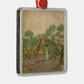 Vincent van Gogh - Vrouwen die Olijven schoppen Metalen Ornament (Rechts)