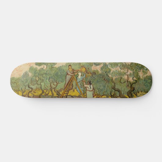 Vincent van Gogh - Vrouwen die Olijven schoppen Persoonlijk Skateboard (Horizontaal)