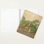 Vincent van Gogh - Vrouwen die Olijven schoppen Planner (Display)