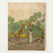 Vincent van Gogh - Vrouwen die Olijven schoppen Planner (Achterkant)
