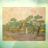 Vincent van Gogh - Vrouwen die Olijven schoppen Raamsticker (Vel 3)