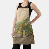 Vincent van Gogh - Vrouwen die Olijven schoppen Schort (Insitu)