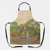 Vincent van Gogh - Vrouwen die Olijven schoppen Schort (Voorkant)