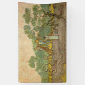 Vincent van Gogh - Vrouwen die Olijven schoppen Spandoek (Verticaal)