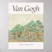Vincent van Gogh Vrouwen Olijven plukken Kunst Pri Poster (Voorkant)