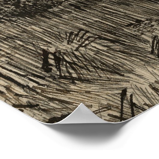 Vincent van Gogh - Weepboom Poster (Hoek)