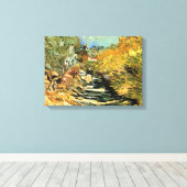 Vincent van Gogh Weg bij Saint-Remy, Vrouwelijke f Canvas Afdruk (Insitu (Houten vloer))