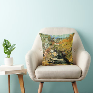 Vincent van Gogh Weg bij Saint-Remy, Vrouwfiguur Kussen