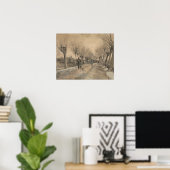 Vincent van Gogh - Weg in Etten Poster (Thuiskantoor)