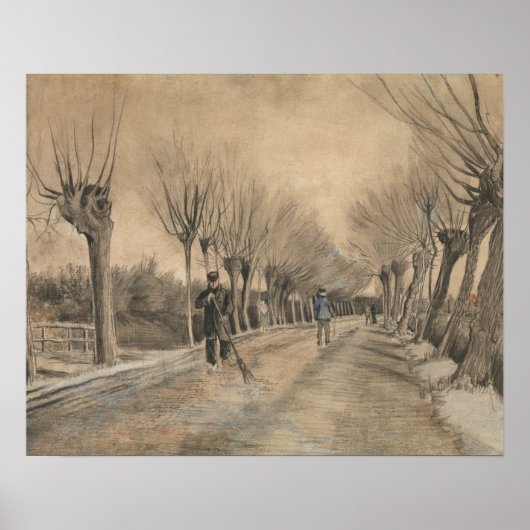 Vincent van Gogh - Weg in Etten Poster (Voorkant)