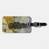 Vincent van Gogh | Weg met Cypressen, 1890 Bagagelabel (Voorkant horizontaal)