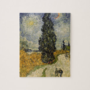 Vincent van Gogh   Weg met Cypressen, 1890 Legpuzzel