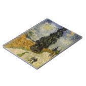 Vincent van Gogh | Weg met Cypressen, 1890 Notitieboek (Linkerzijde)
