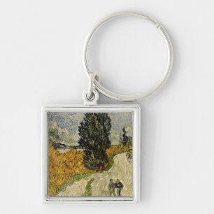 Vincent van Gogh   Weg met Cypressen, 1890 Sleutelhanger