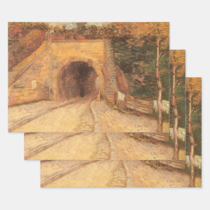 Vincent van Gogh - Weg onder viaduct, Het Viaduct Inpakpapier Vel
