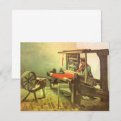 Vincent van Gogh Wever links kijkend Spinnewiel (Voorkant / Achterkant)