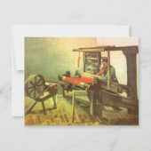 Vincent van Gogh Wever tegenover het linker spinne (Voorkant)