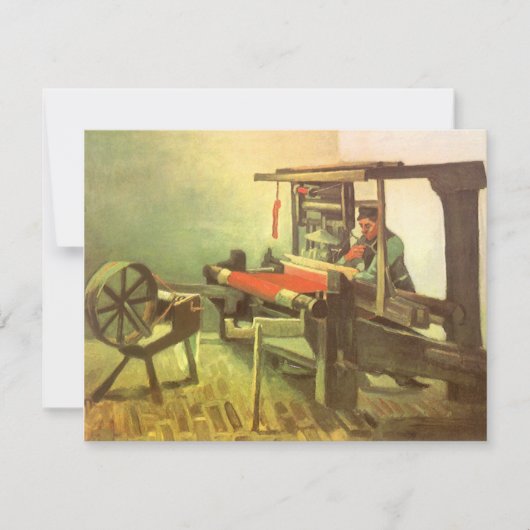 Vincent van Gogh Wever tegenover het linker spinne (Voorkant)