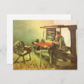 Vincent van Gogh Wever tegenover het linker spinne (Voorkant / Achterkant)