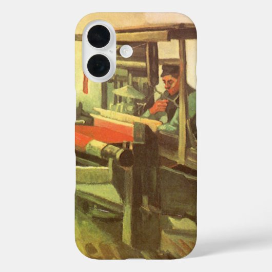 Vincent van Gogh Wever tegenover het linker spinne Case-Mate iPhone Case (Achterkant)